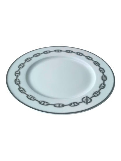 Hermés chaine d'ancre Silver Plated Round Plate