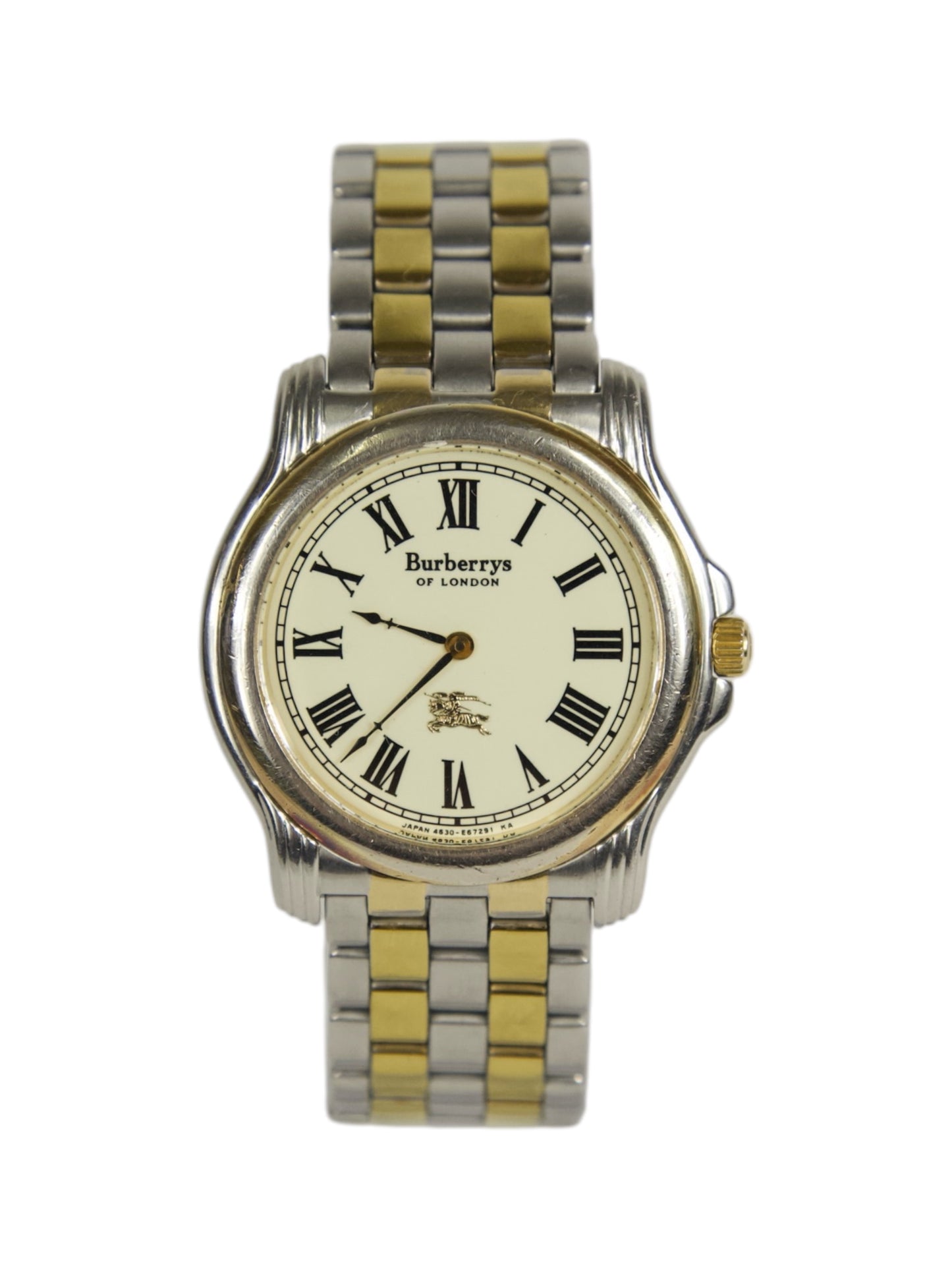 Burberry Model 4620 138 Mixed Metal Gold Watch