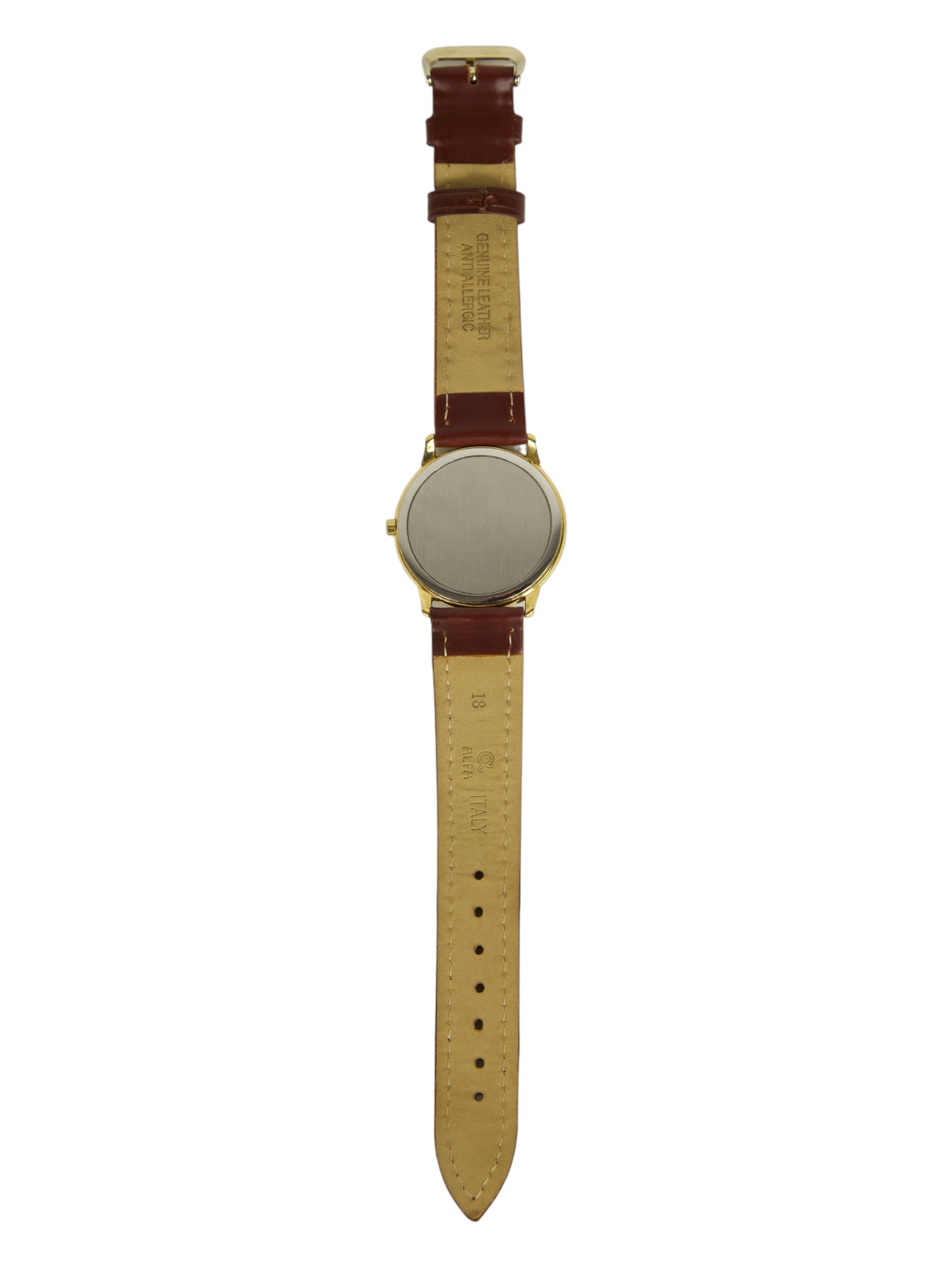 Longines Model L4.676.2 325 Brown Strap Gold Watch