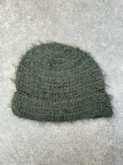 Mohair Forest Green Bucket Hat