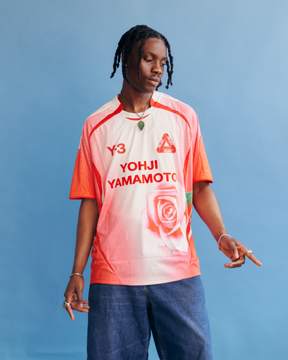Y-3 x Palace Football T-Shirt White / Red