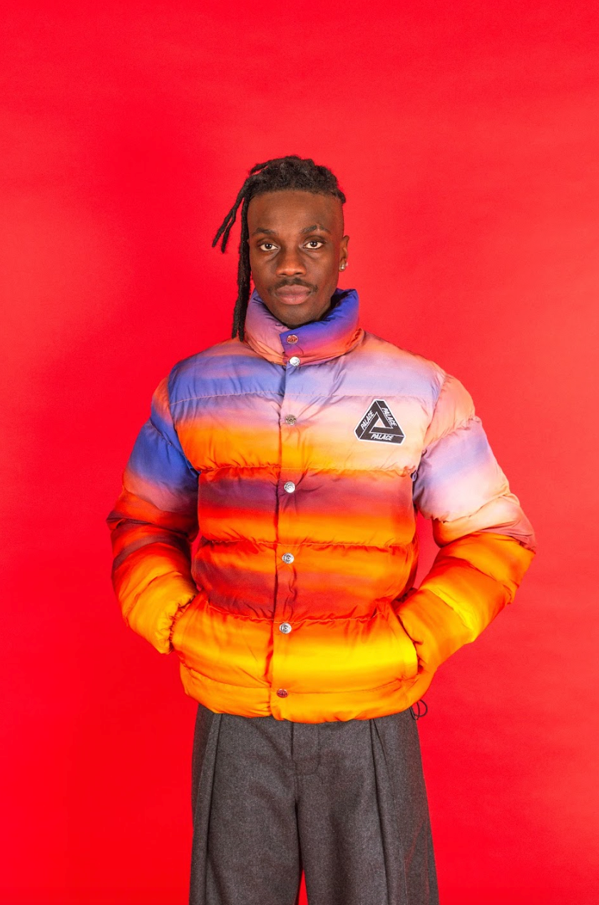 A/W 2020 Palace x Moschino Couture Sunset Ombre Puffer