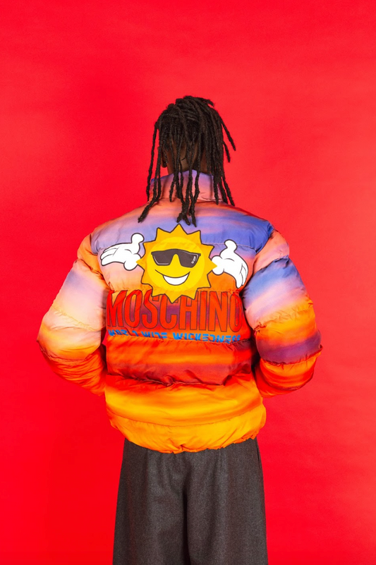 A/W 2020 Palace x Moschino Couture Sunset Ombre Puffer