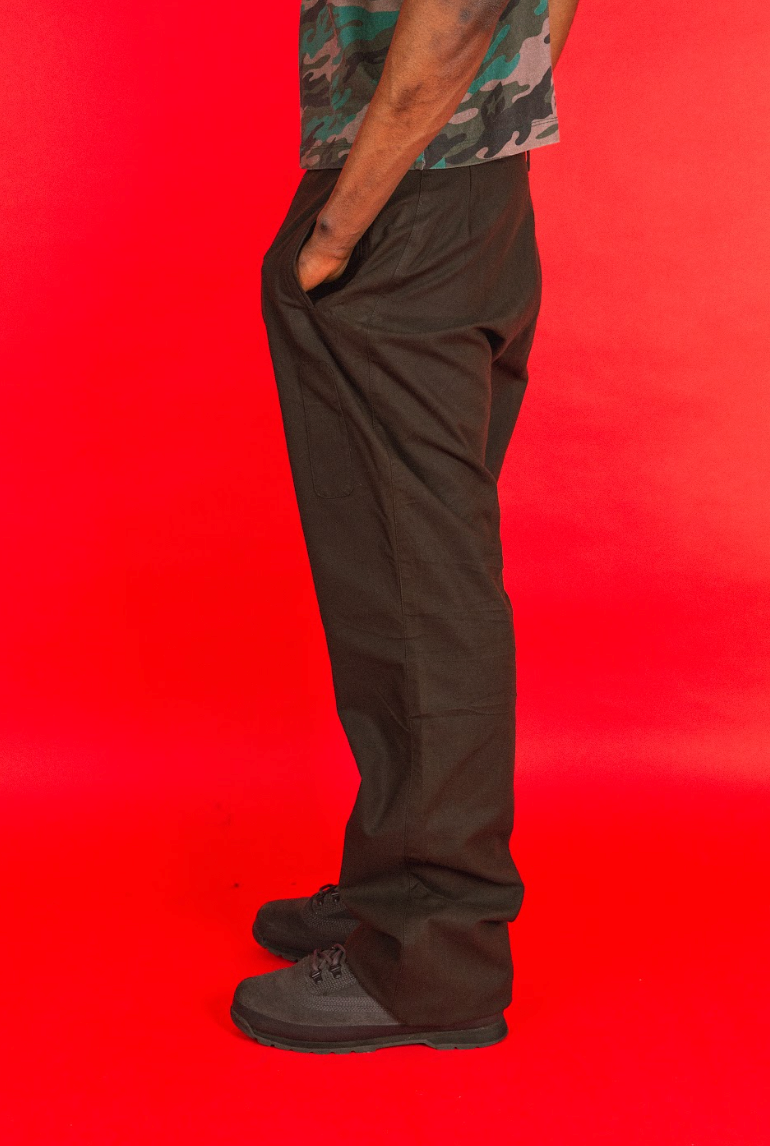 A/W 2002 Stone Island Deadstock Brown Cotton Trousers