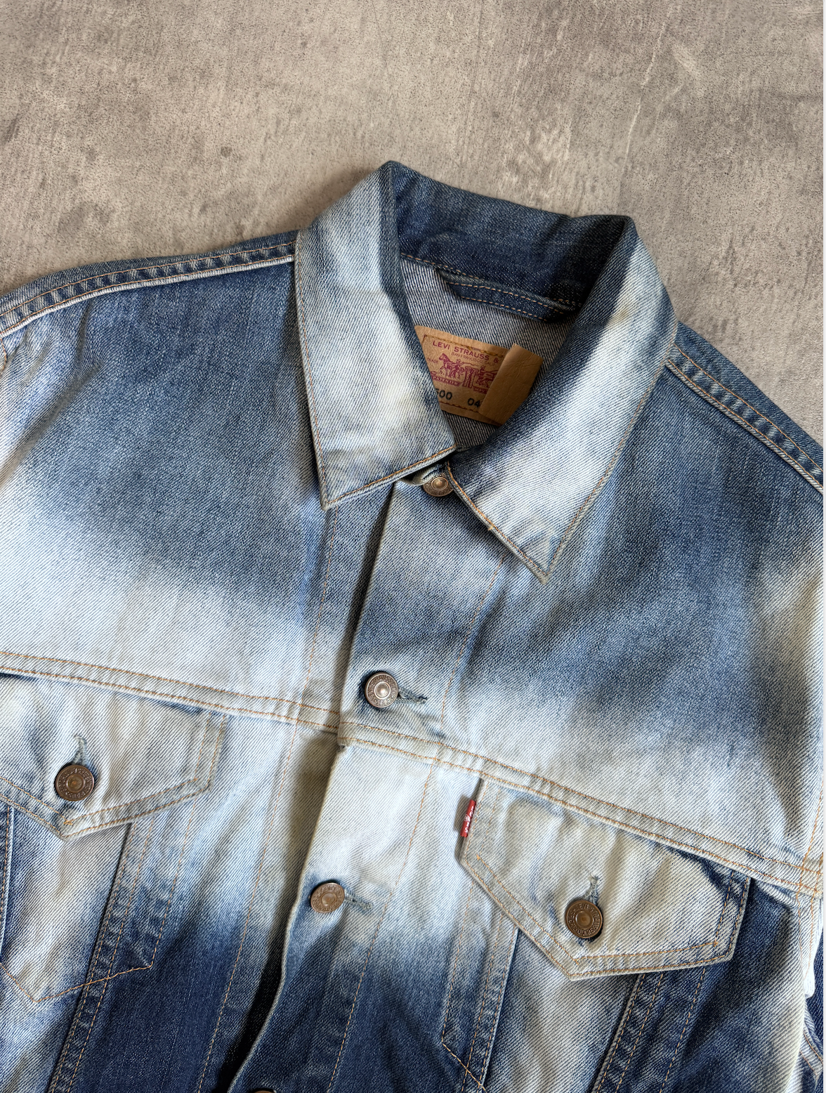 Levi Strauss Bleach Look Denim Jacket