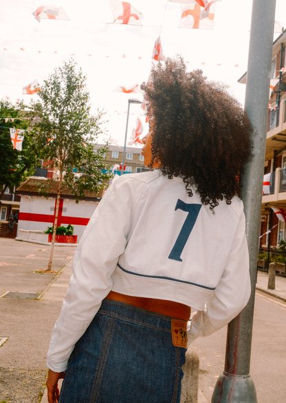 VT Rework: England "7" Leather Football Jacket