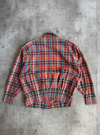 1980s Christian Dior Sports Red Check Blouson