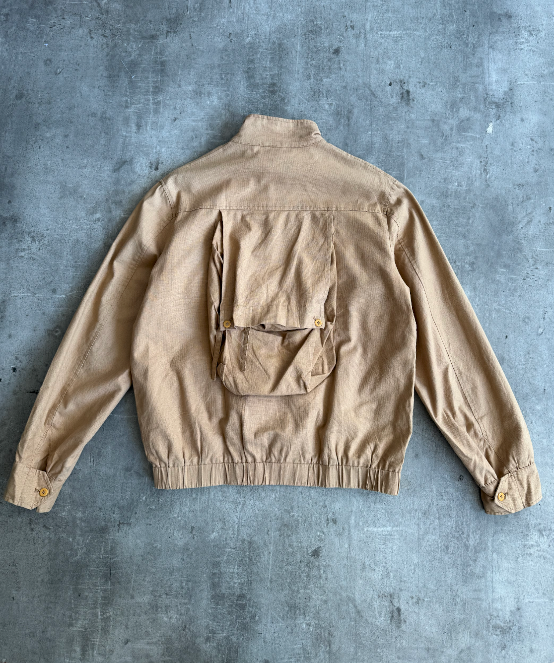 A.Blue NY Beige Multipocket Cargo Jacket