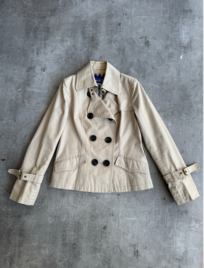 Burberry Beige Nova Lined Half Trenchcoat