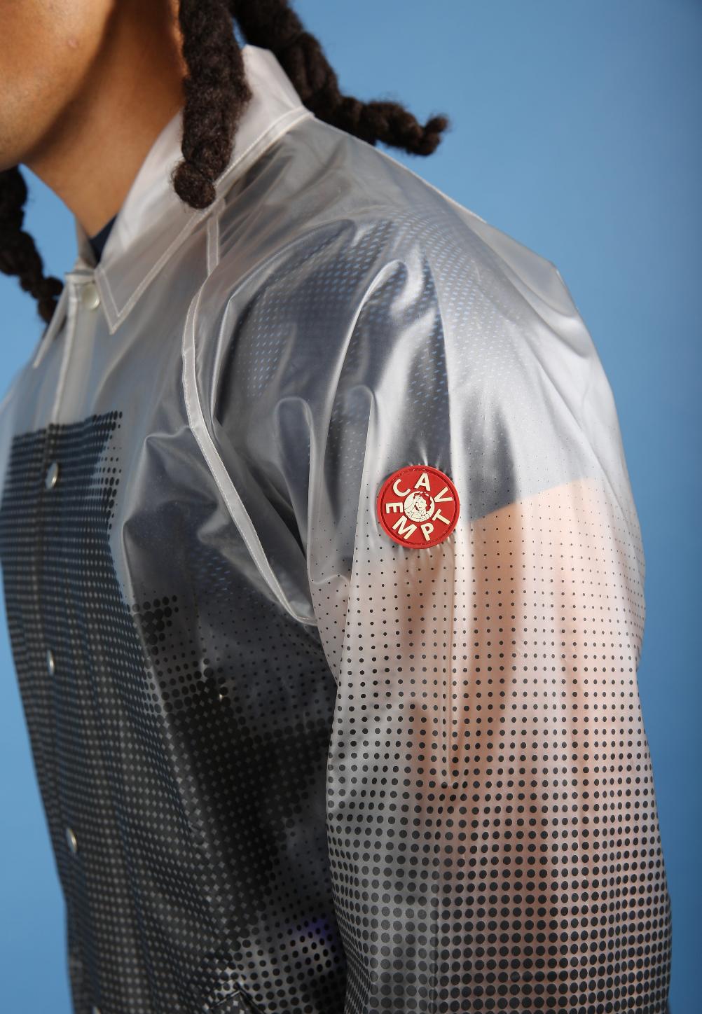 S/S 2014 Cav Empt. Waterproof Transparent PVC Coach Jacket