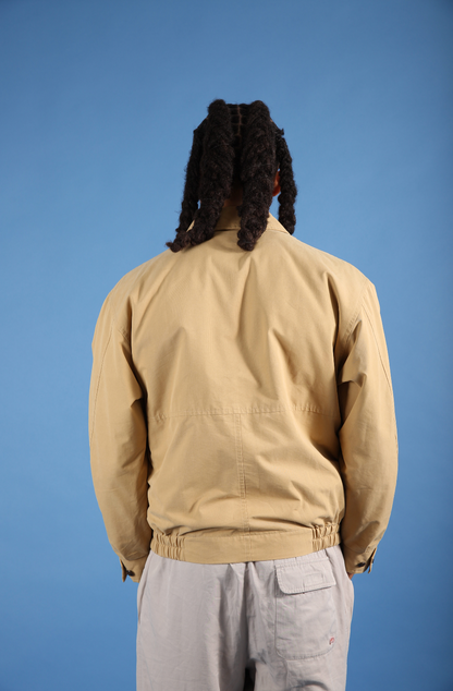 Burberry Cream Monogram Harrington Jacket