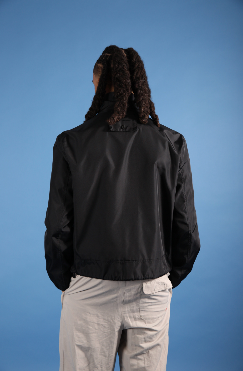 2020 Louis Vuitton by Virgil Abloh Boxy Nylon Utility Jacket (WW683)