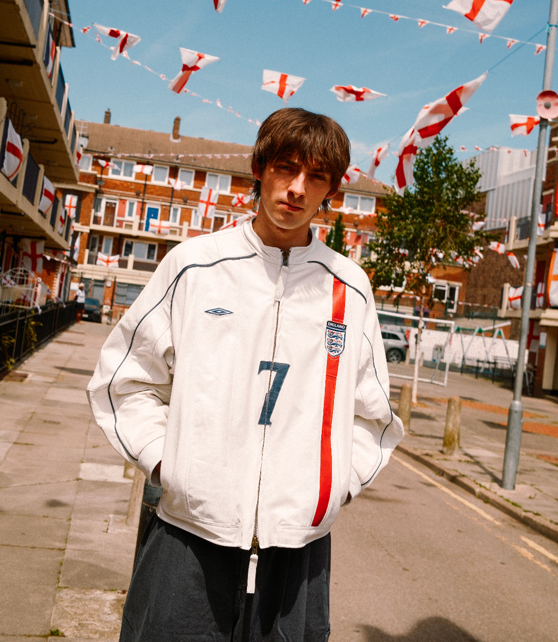VT Rework : Custom Order - Raglan Sleeve Leather Football Bomber Jacket