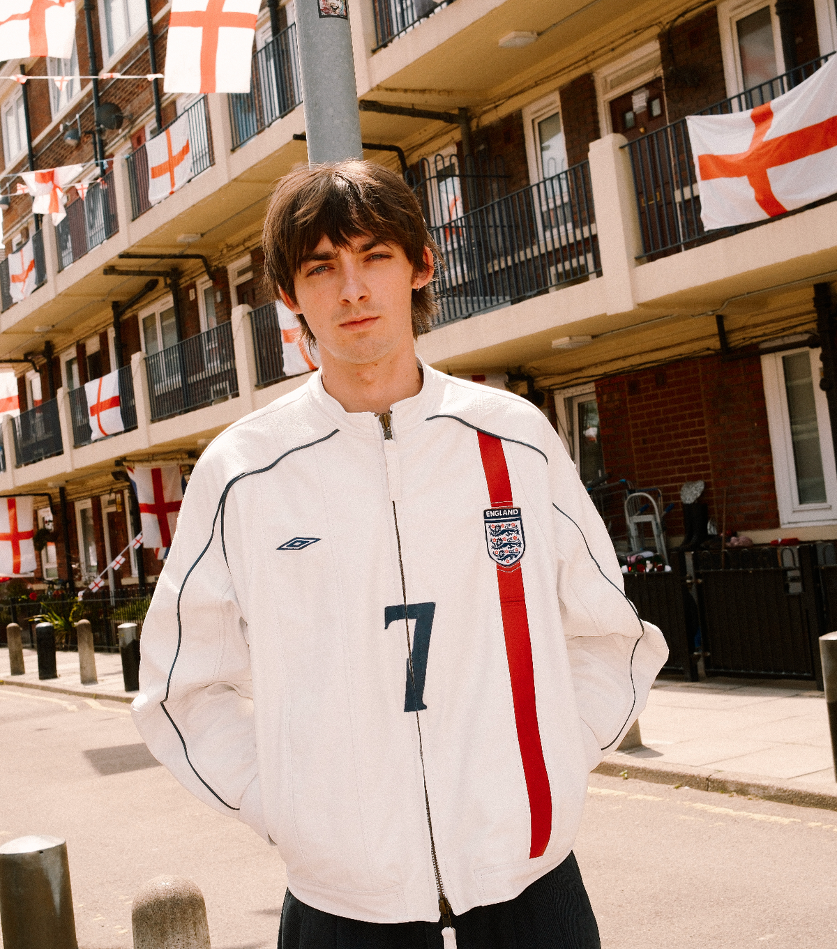 VT Rework : Custom Order - Raglan Sleeve Leather Football Bomber Jacket