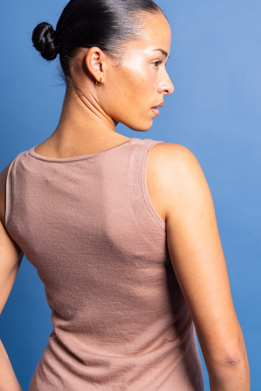 S/S 2004 Gucci by Tom Ford Cashmere Layered Vest Top