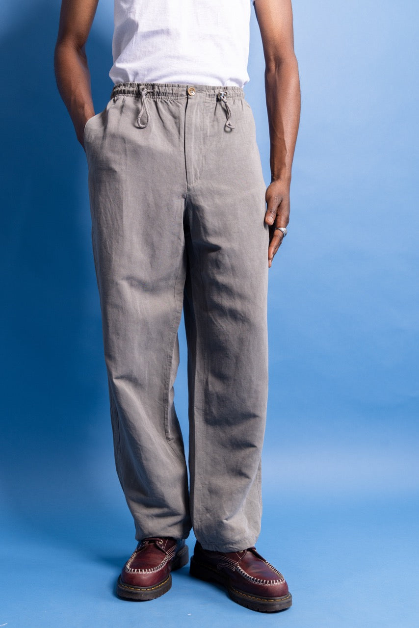 Ultra Rare 90s Giorgio Armani Le Collezioni Linen Tech Wide Pants