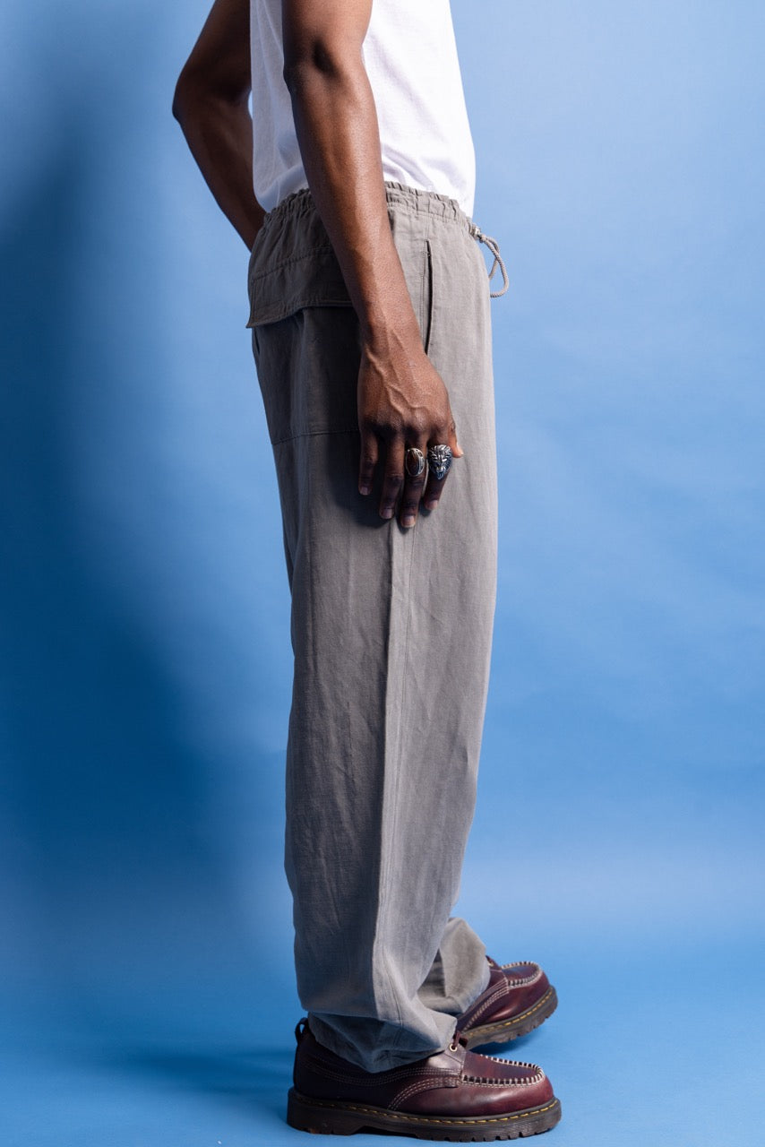 Ultra Rare 90s Giorgio Armani Le Collezioni Linen Tech Wide Pants
