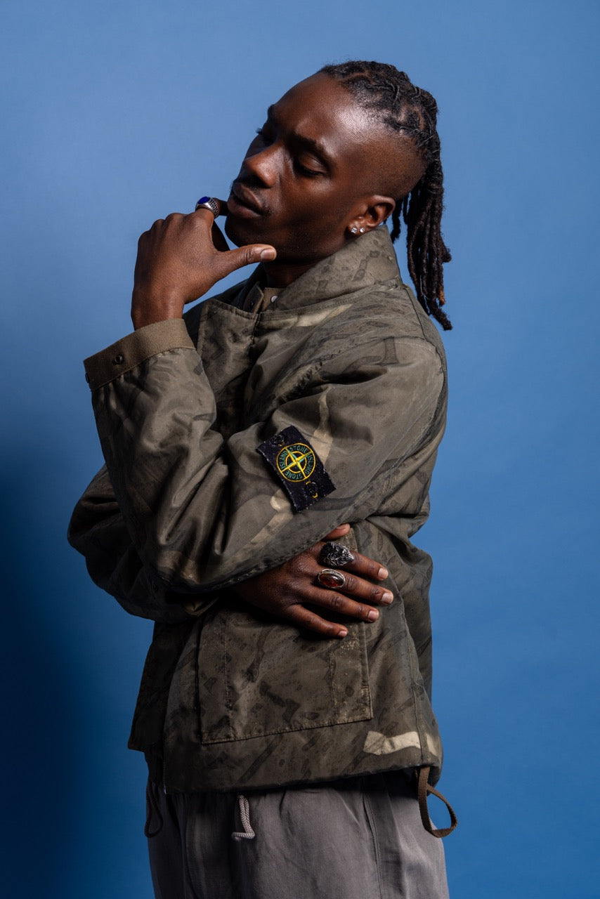 A/W 2001 Stone Island Camo Monofilament Puffer