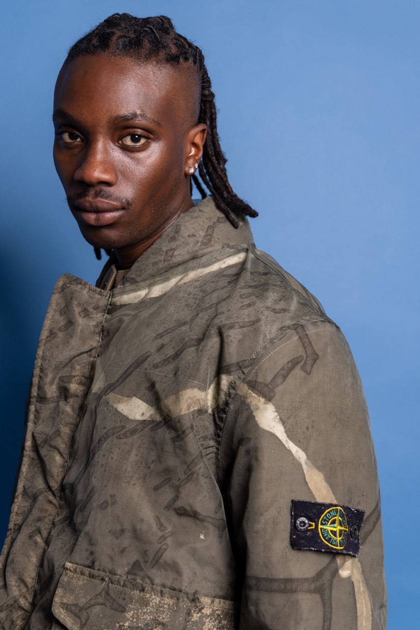 A/W 2001 Stone Island Camo Monofilament Puffer