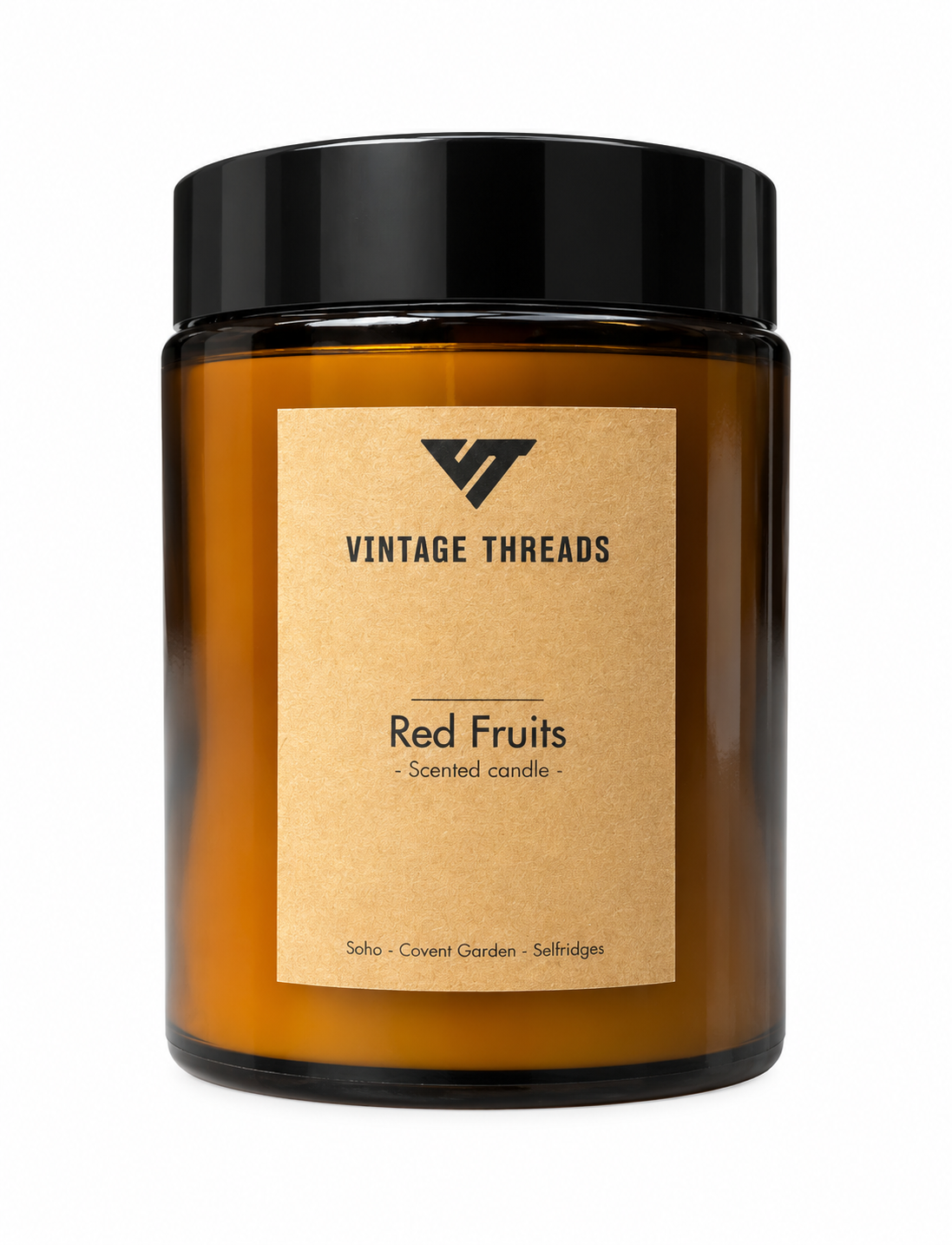 Vintage Threads : Red Fruits Soy Wax Candle