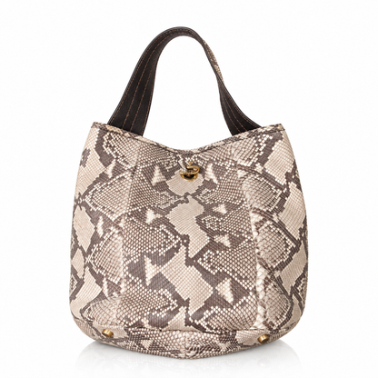 Yves Saint Laurent Rive Gauche Python Leather Handbag
