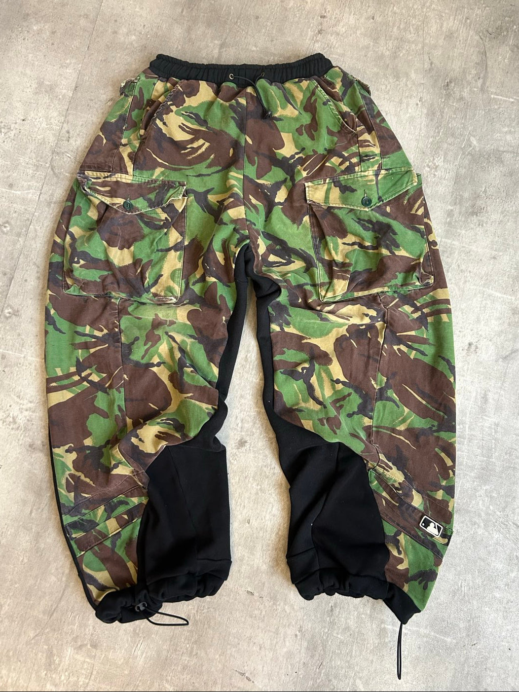 VT Rework : Custom Order - Patchwork Unisex Barrel Leg Joggers