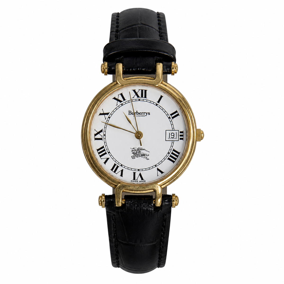 Burberry 26760 Black Leather Strap Watch