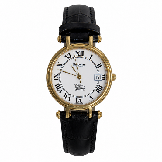 Burberry 26760 Black Leather Strap Watch