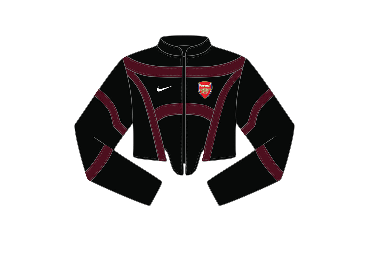 VT Rework: Custom Order – Leather Football Jacket