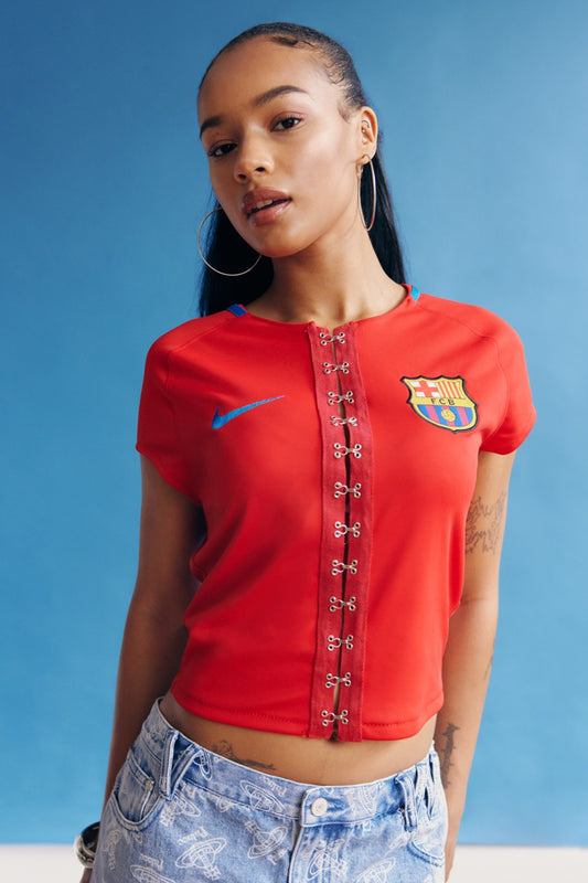 VT Rework: Barcelona FC Red Clasp Football Top